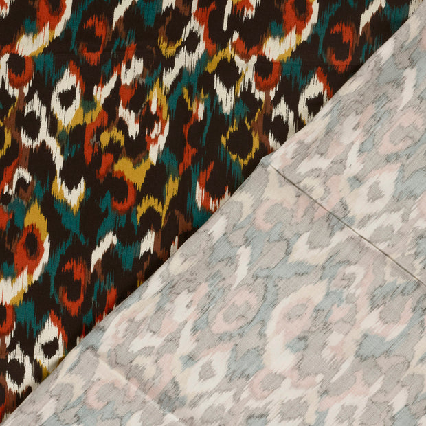 Viscose Satin fabrik Abstrakt bedruckt 