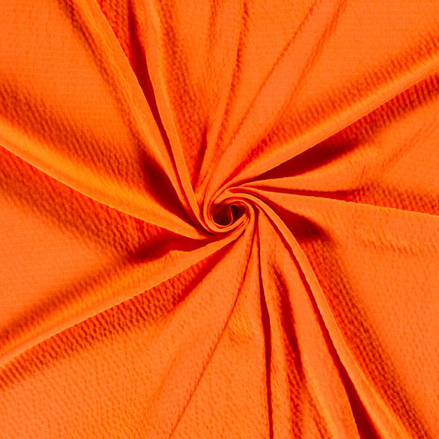 Viscose Bubble fabric Orange 