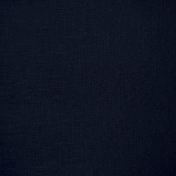 Muslin fabric Navy matte 