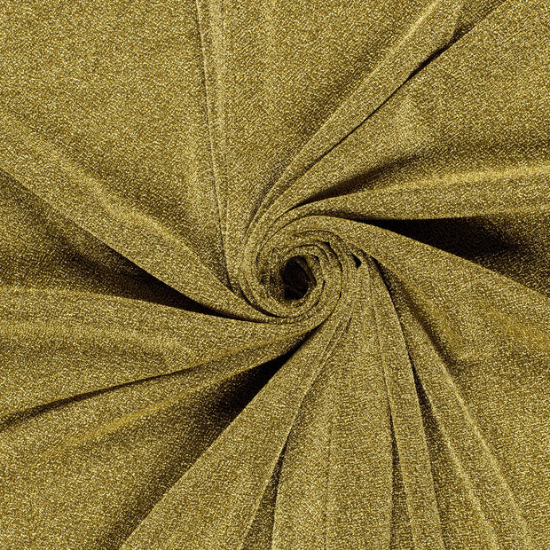Polyester Jersey fabric Gold Lurex 