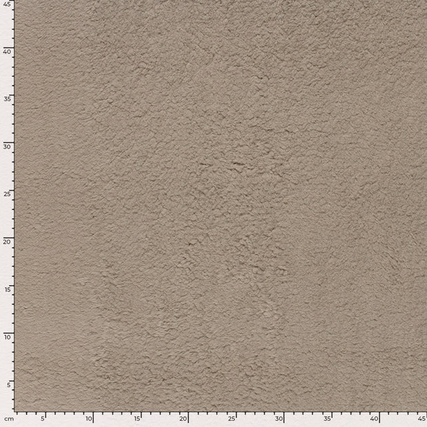 Teddy fabrik Uni Beige
