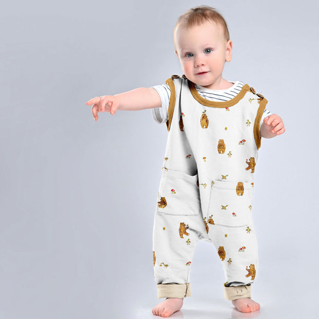 Jersey fabric Bears digital printed 
