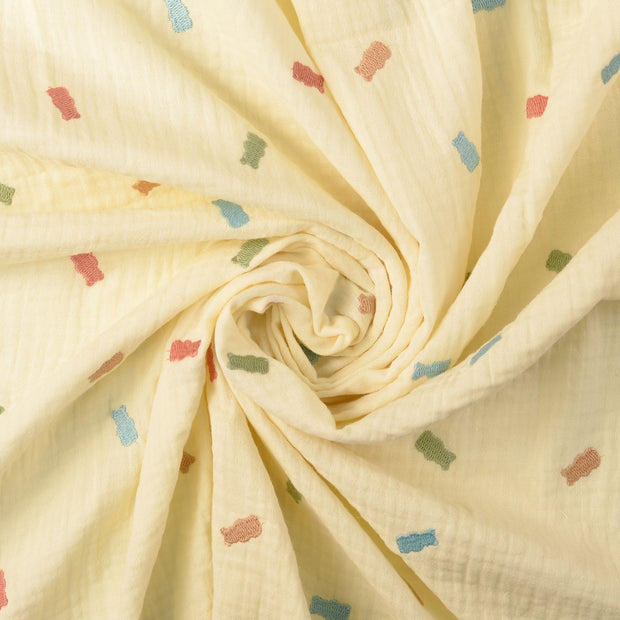 Muslin fabric Off White 