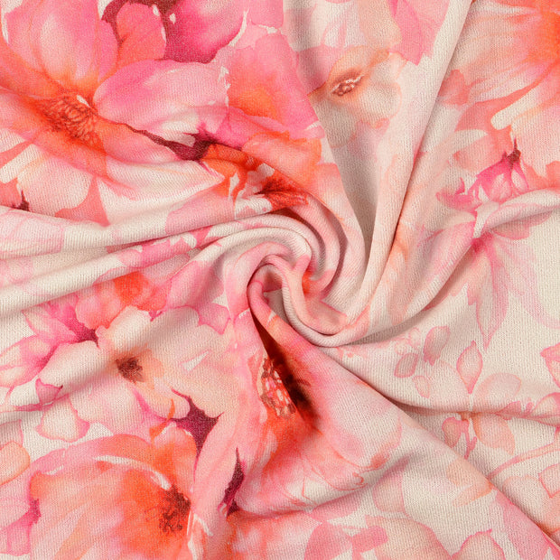 Heavy Knit tissu Rose clair 