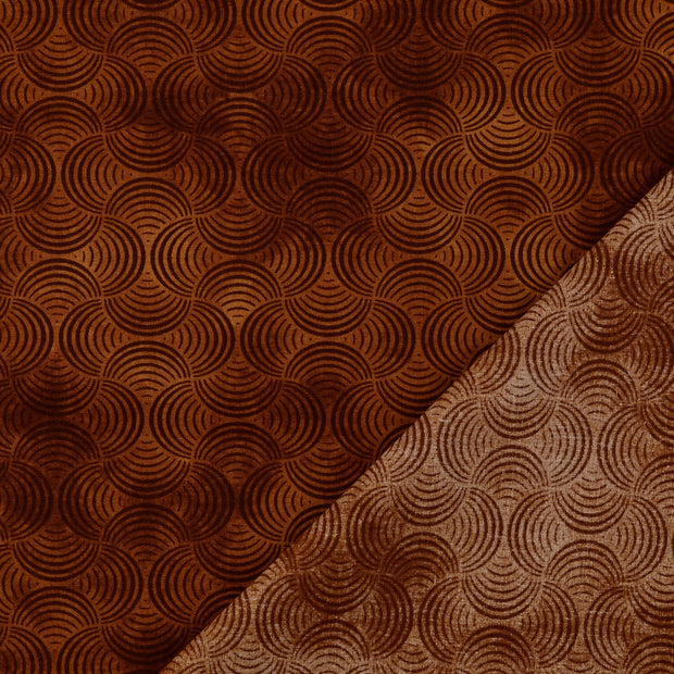 Cotton Poplin fabric Brown 