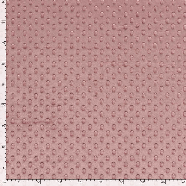 Minky fabric Unicolour Mauve