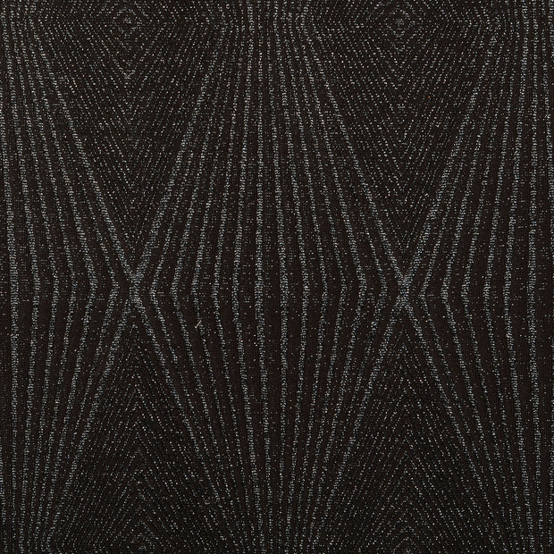 Jersey fabric Geometric pattern Silver