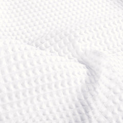 Waffle piqué Unicolour Optical White