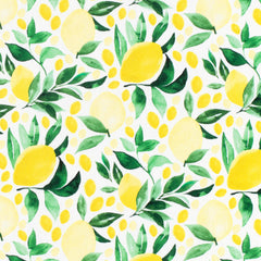 Panama digital printed Fruits Optical White