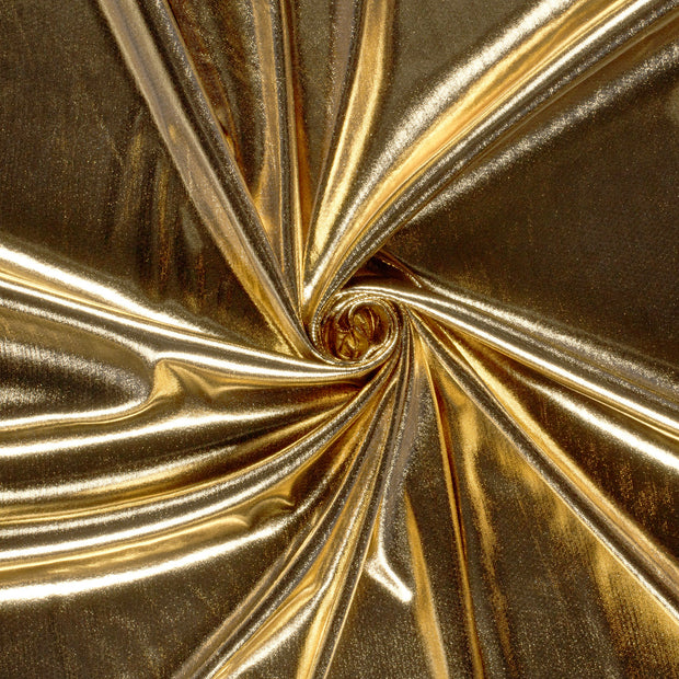 Lamé fabric Gold foiled 