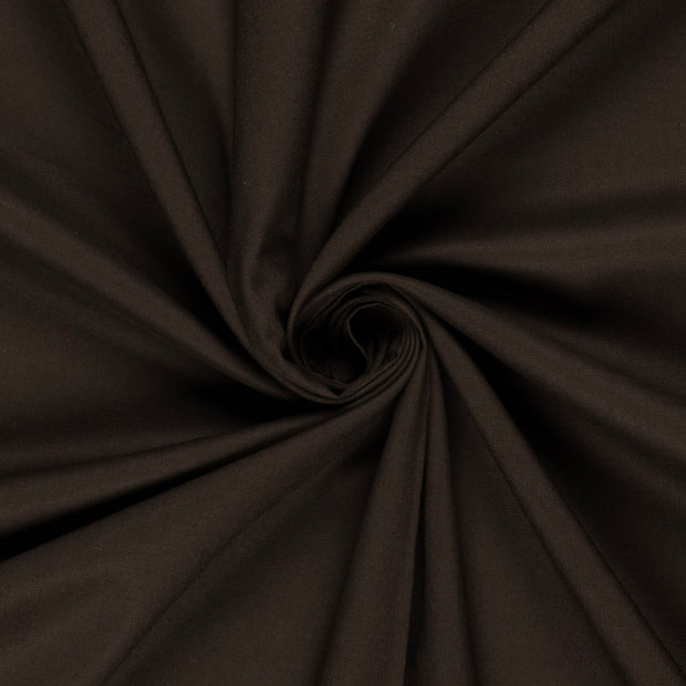 Cretonne Premium fabric Unicolour Dark Brown