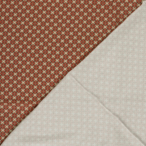 Viscose Satin tissu Abstrait imprimé 
