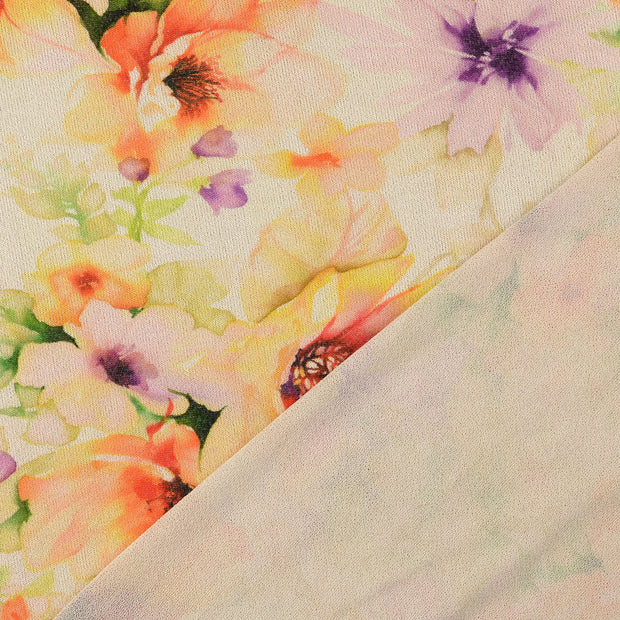 Heavy Knit fabric Multicolor digital printed 