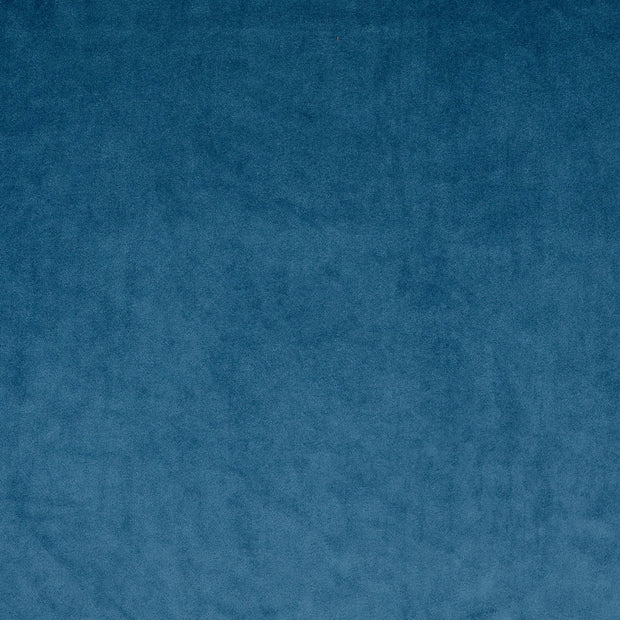 Velours fabric Unicolour Petrol