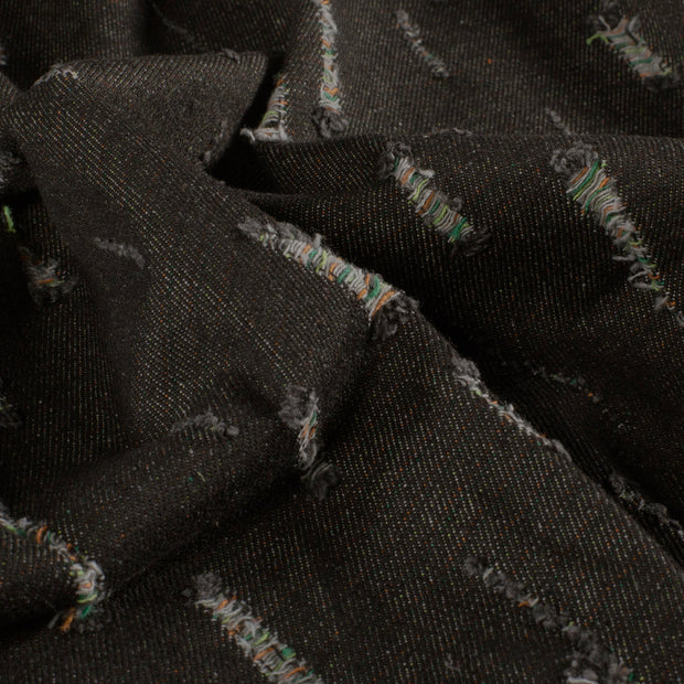 Denim fabric Unicolour Black
