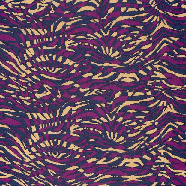 Woven Polyester fabric Aubergine 
