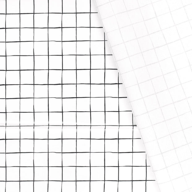 Coated Tablecloth fabric Checks printed 