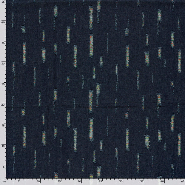 Denim fabric Unicolour Navy