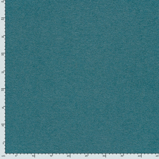 Wool Boucle fabric Unicolour Dark Mint