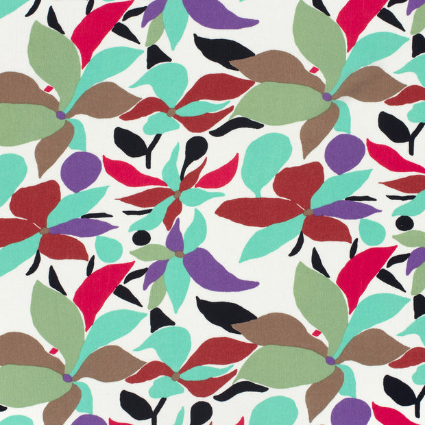 Borken Crepe fabric Optical White matte 