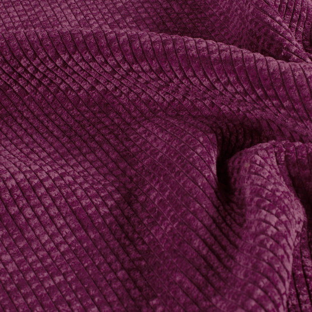 Corduroy 4.5w fabric Unicolour Wine red