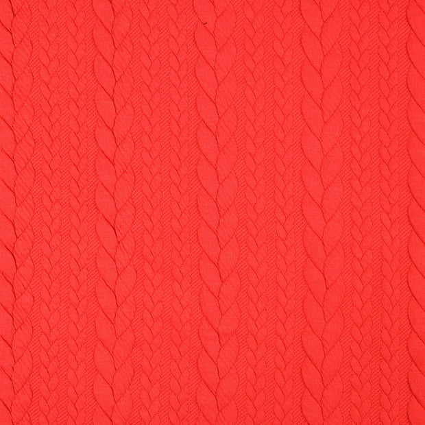 Jacquard fabric Unicolour Red