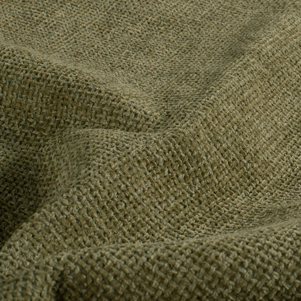 Chenille fabric Unicolour Olive Green