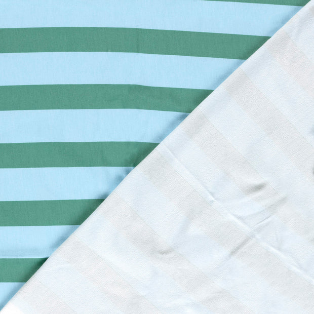 French Terry fabric Stripes digital printed 