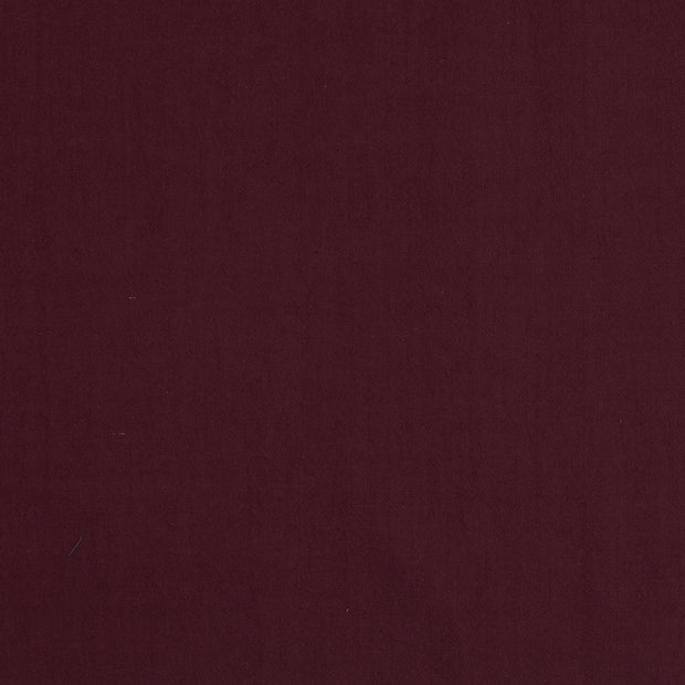 Cotton Poplin fabric Bordeaux