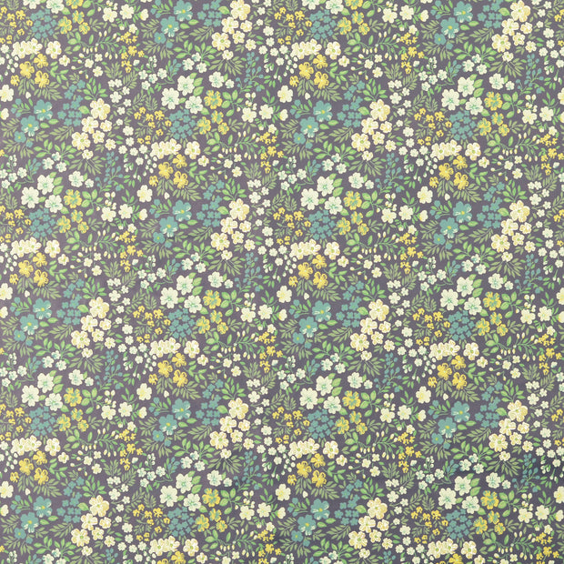 Aqua Protect (impermeable) tela Flores Verde