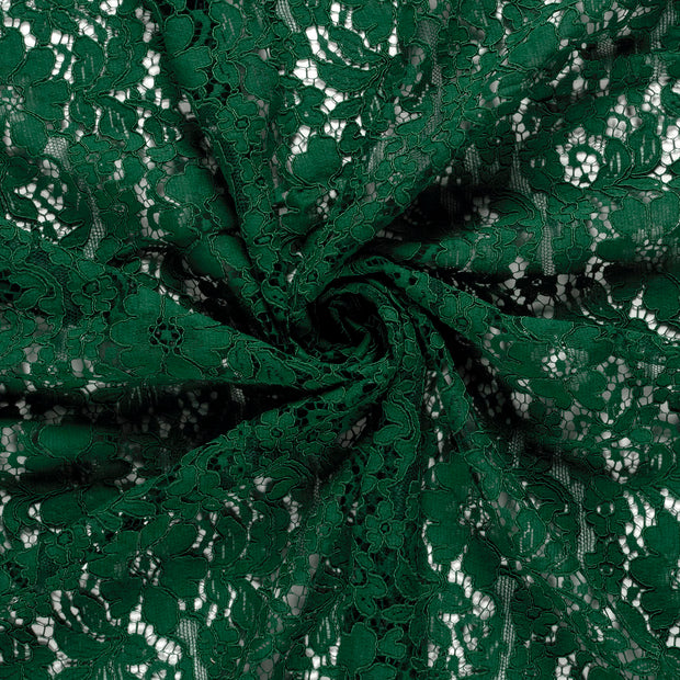 Lace fabric Dark Green 