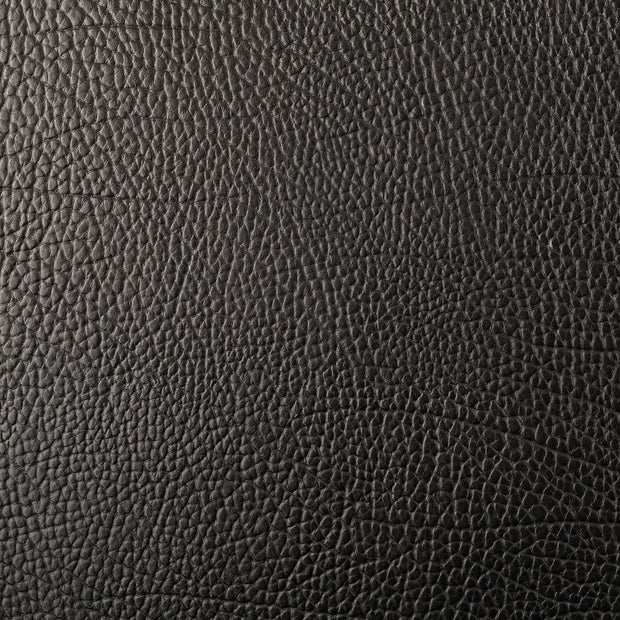 Leather fabric Unicolour Black