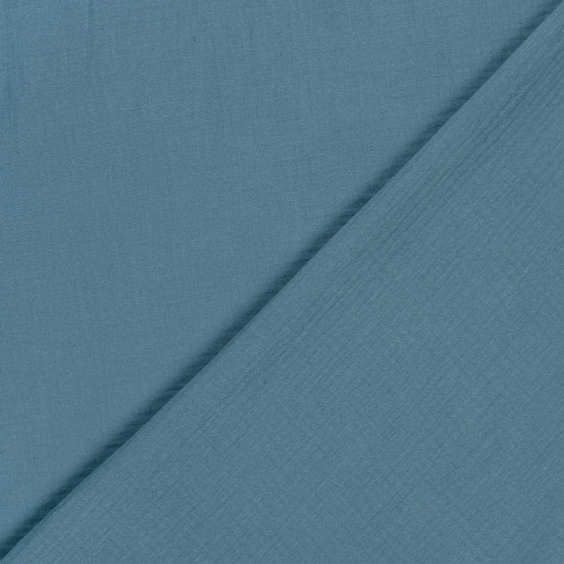 Muslin GOTS organic fabric Unicolour 