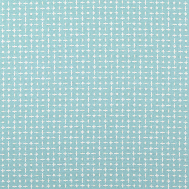 Cretonne fabric Dots Mint