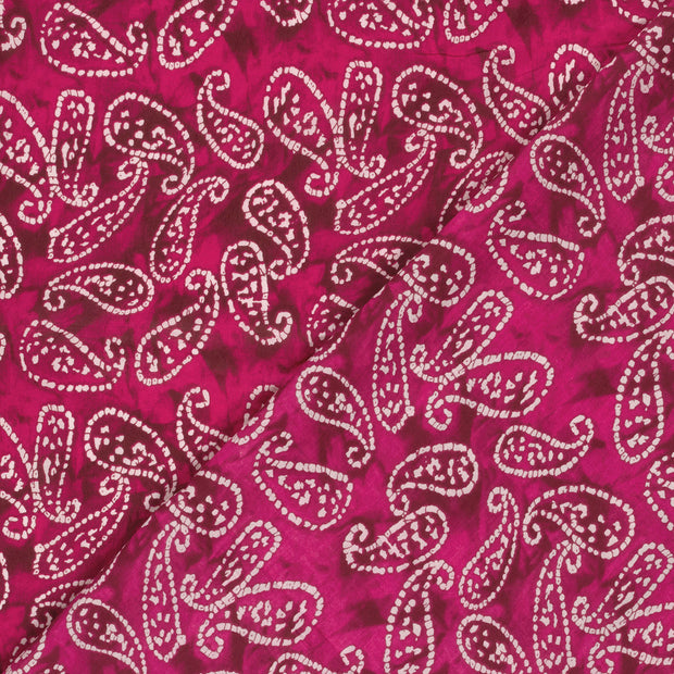 Voile fabric Abstract printed 