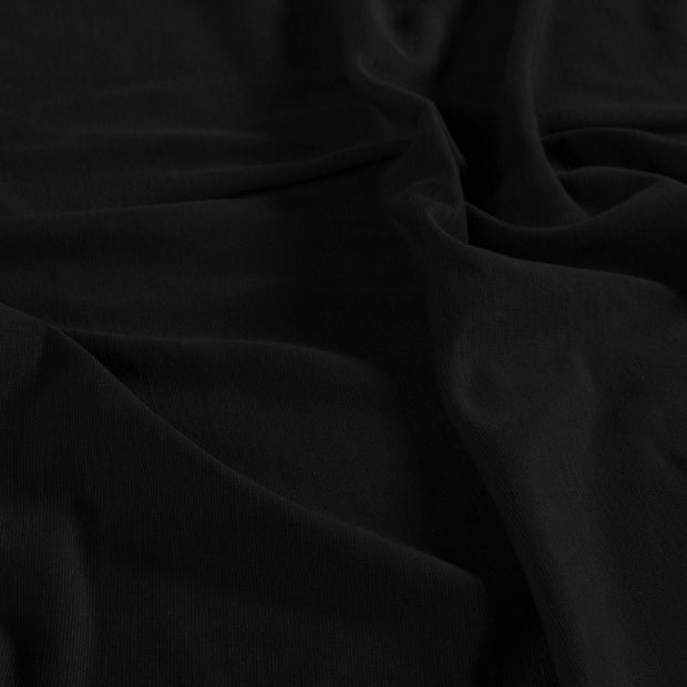 Jersey fabric Unicolour Black