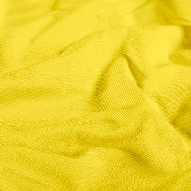 Bamboo Jersey fabric Unicolour Yellow