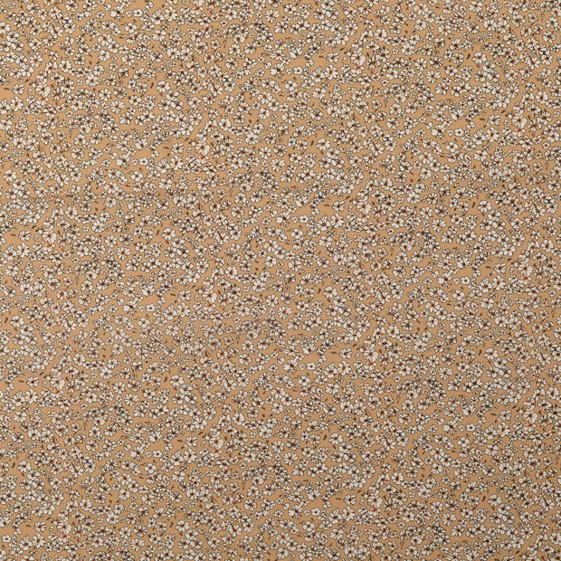 Voile tela Flores Ocre
