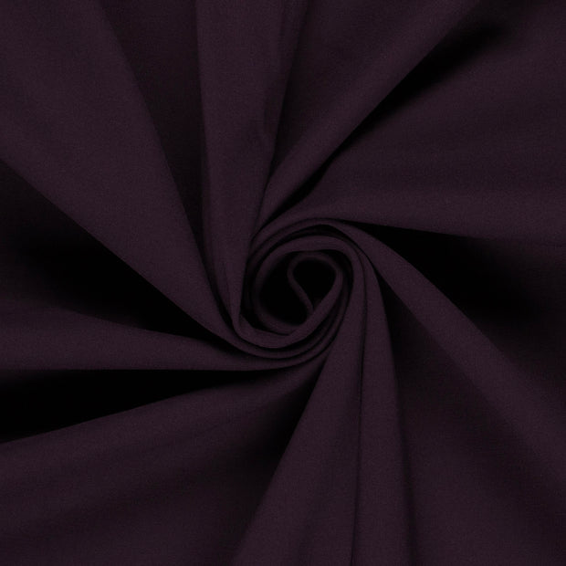 Punta di Roma fabric Unicolour Aubergine