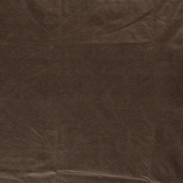 Suede leather fabric Taupe Grey soft 
