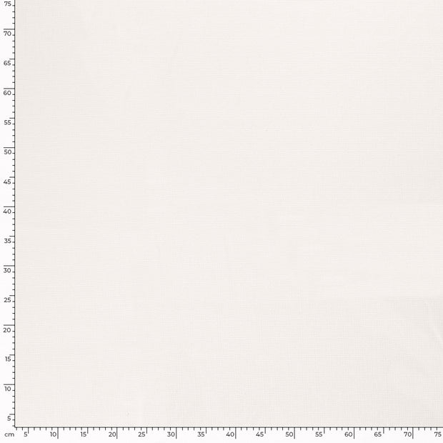 Linen Look fabric Unicolour Optical White