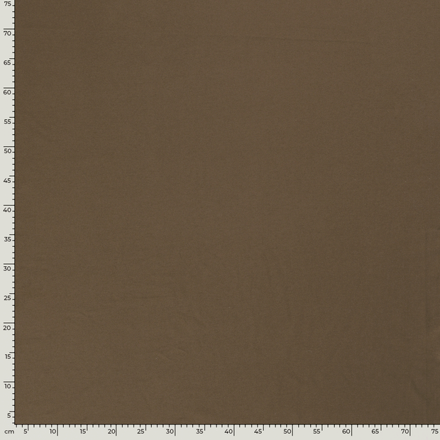 Jersey fabric Unicolour Brown Taupe