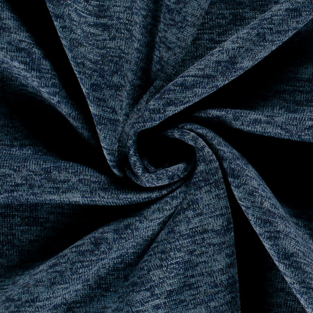 Sweat fabrik Melange Stahlblau