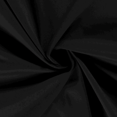 Twill Stretch pre-washed Unicolour Black