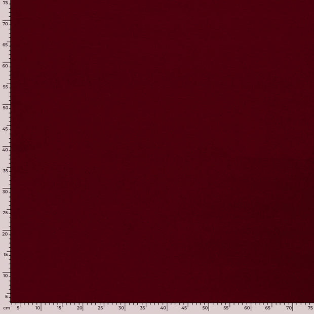 Jersey de Viscose tissu Unicolore Bordeaux