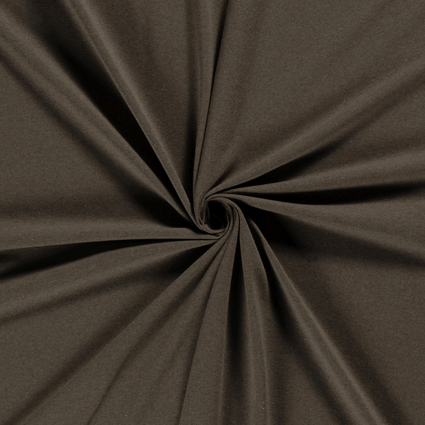 Jersey fabric Olive Green recycled 
