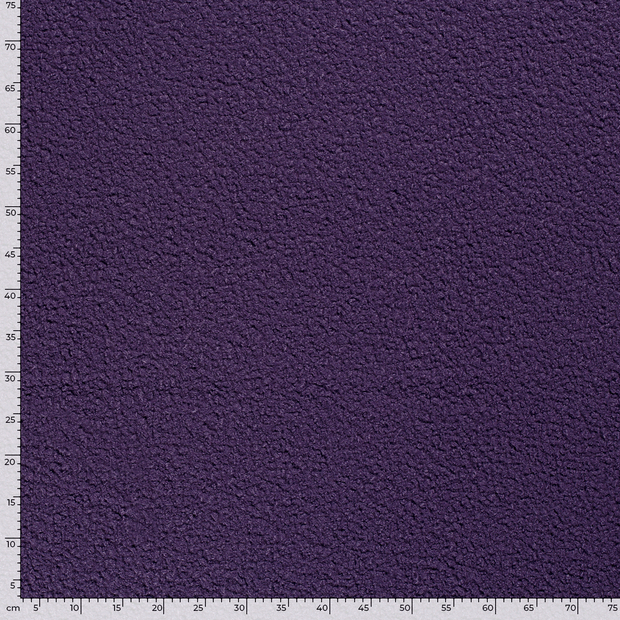Bouclé fabric Unicolour Carbon