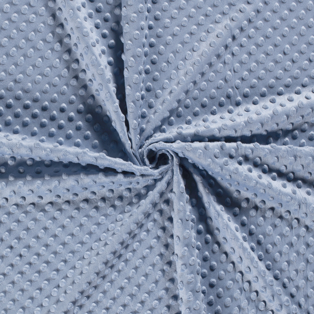 Minky fabrik Babyblau 