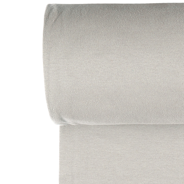 Cuff fabric Unicolour Light Grey