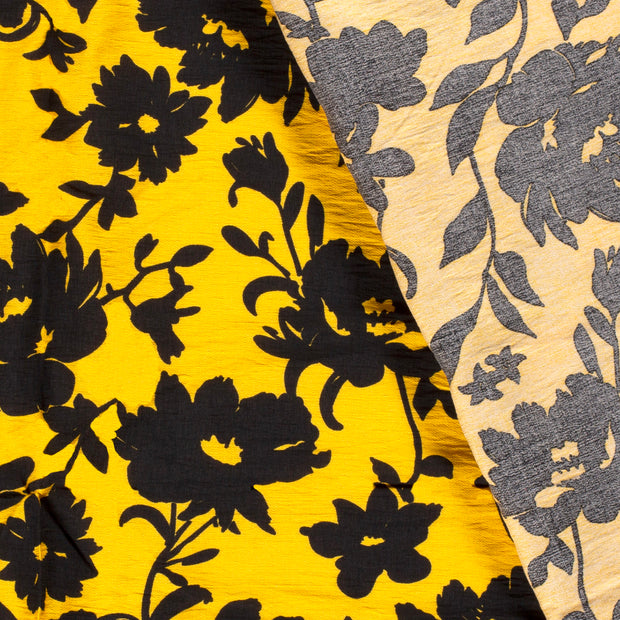 Viscose Nylon Crepe fabrik Blumen bedruckt 
